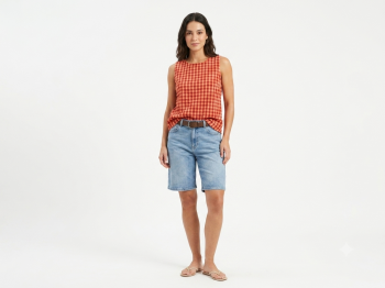 GINGHAM TANK TOP